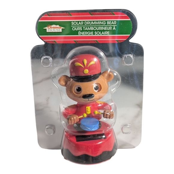 Solar Powered Dancing ~ Holiday ~ LITTLE DRUMMER BEAR ~ 2015 - Picture 6 of 6